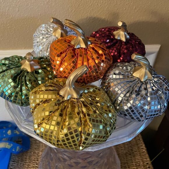 Disco Pumpkins set of 6! - Picture 1 of 14